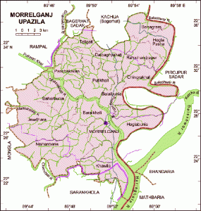 Morrelganj Upazila Map