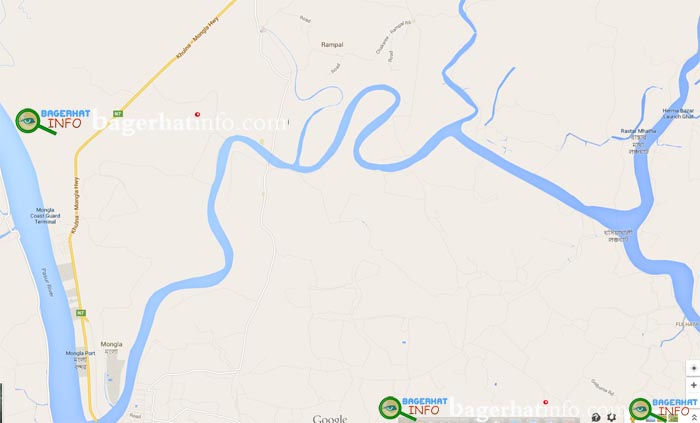 Mongla-GoshaKhali-Chanal-Map